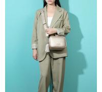 Petit sac bandoulière pour femmes en PU avec deux sangles d'épaule, sac Messenger , cadeau original pour femmes - rose/rouge/argent/noir/marron/kaki/beige/or [Dispone de 2 bandolera] El bolso mensajer
