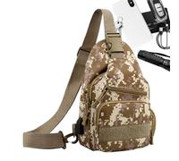 Petit Sac Bandoulière | Sac à Dos d'Épaule Portable,Poche de Transport Extérieure Imperméable Ajustable pour Randonnée Escalade Quotidien Camping