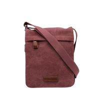 Petit sac bandoulière unisexe KATANA en toile garni cuir réf 6506 (6 coul.disp.) (Rouge)