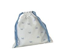 Petit sac cadeau anneau de dessin sac de rangement portable sac cosmétique arcs maquillage cadeau mignon sac de rangement arcs cosmétiques sac portable maquillage, bleu, s, Mass Beauty