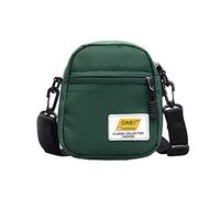 Petit sac carré à bandoulière en nylon pour femme - Style coréen - Style décontracté, Vert, Taille unique