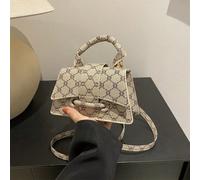 Petit sac carré populaire de cette année, mini sac à main étranger simple, sac bandoulière croisé polyvalent et à la mode, sac pour femmes Presbycrime Polyuréthane