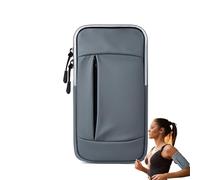 Petit sac de bras de téléphone de course pour femme avec support de téléphone portable, étui de poignet pour téléphone portable, porte-clés, sac de sport d'entraînement, sangle réglable, brassard