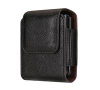 Petit Sac de Ceinture Cuir Compatible avec Samsung Galaxy Z Flip 6 5 4 3 2 1 5G/SM F7070/F7000/F7110, Pochette Telephone Étui Ceinture Sacoche Compatible avec Moto Razr 50 40 Ultra/Razr+/P50 Pocket