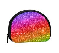 Petit Sac de Rangement pour Serviettes hygiéniques et Maquillage à Paillettes colorées, Porte-Monnaie pour Femme