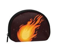 Petit Sac de Rangement pour Serviettes hygiéniques, Motif Boule de feu Rouge tombante, Porte-Monnaie pour cosmétiques et Femmes