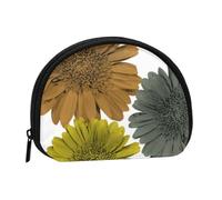 Petit Sac de Rangement pour Serviettes hygiéniques, Motif Floral Gerbera, Couleurs Modernes d'automne, Porte-Monnaie pour cosmétiques et Femmes