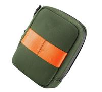 Petit sac de selle de vélo, sac de rangement sous le siège pour clés, lampe de poche, écouteurs, sac de rangement en plein air, 9 x 10,8 x 4,6 cm, noir, vert militaire et café