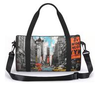 Petit sac de sport 13 L avec sangle réglable, Amour de New York, Taille | Love From New York Sac de voyage compact pour enfants pour danse, natation, camping, voyage