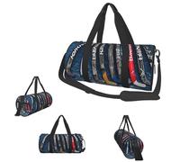 Petit sac de sport avec compartiment à chaussures pour homme et femme Motif bouledogue français, Bâtons de hockey sur glace, Taille unique