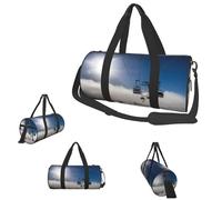 Petit sac de sport avec compartiment à chaussures pour homme et femme, Remontée mécanique au soleil, Taille unique