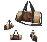 Petit sac de sport Cabin in the Woods Sac de voyage avec compartiment à chaussures pour homme et femme, Lion des Prairies, Taille unique