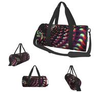 Petit sac de sport Cabin in the Woods Sac de voyage avec compartiment à chaussures pour homme et femme, Étourdissements de science-fiction fantastique, Taille unique