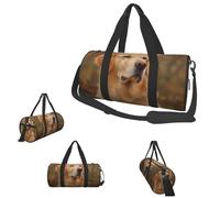 Petit sac de sport de basket-ball avec compartiment à chaussures pour homme et femme, Golden Retriever, Taille unique