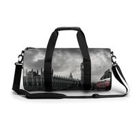 Petit sac de sport de voyage avec compartiment pour guitares - Sac de week-end pour homme et femme, london, 17.7in/9in/9in