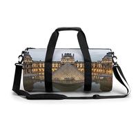 Petit sac de sport de voyage avec compartiment pour homme et femme - Musée du Louvre à Paris, Musée Louvre à Paris, 17.7in/9in/9in