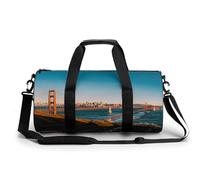 Petit sac de sport de voyage avec compartiment pour homme et femme, San Francisco, 17.7in/9in/9in