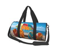 Petit sac de sport de voyage léger pliable avec bandoulière réglable, sac fourre-tout coloré, tongs colorées, sac d'hôpital pour femme et homme