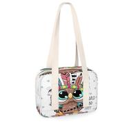 Petit sac de sport en forme de chouette ethnique avec plumes de hibou - Sac de gym léger et décontracté - Pour enfants, filles, garçons, femmes et hommes