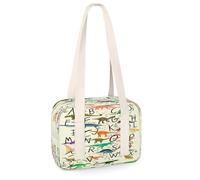 Petit sac de sport en forme de dinosaure avec lettres de l'alphabet - Mini sac de sport léger et décontracté pour enfants filles, garçons, femmes et hommes