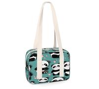 Petit sac de sport en forme de panda en forme de cœur - Léger et décontracté - Pour enfants, filles, garçons, femmes et hommes