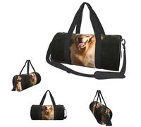 Petit sac de sport Golden Retriever avec compartiment à chaussures pour homme et femme, Golden Retriever, Taille unique