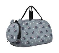 Petit sac de sport gris océan Buffalo avec compartiment à chaussures multifonctionnel pour le w nd pour garçons et filles bolsa para hombre
