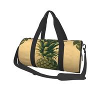 Petit sac de sport imperméable pour homme et femme - Motif flamants roses - Pour le sport et l'entraînement, Ananas de bienvenue vintage, Taille unique