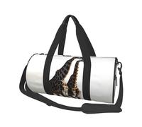 Petit sac de sport imperméable pour homme et femme - Motif zèbre - Pour le sport et l'entraînement, Girafe africaine., Taille unique