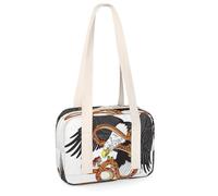Petit sac de sport léger et décontracté avec imprimé aigle serpent pour enfants, filles, garçons, femmes, hommes