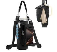 Petit sac de sport magnétique pour homme et femme, porte-bouteille d'eau magnétique pour salle de sport de 1,701 g, petit sac de sport, cadeau de gym pour homme et femme, noir
