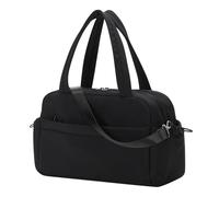 Petit sac de sport pour femme - 12 l - Petit sac de gym avec compartiment humide - Sac de gym pour femme - Weekender, natation, fitness - 30 x 20 x 20 cm, Noir