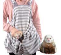 Petit sac de transport pour animal de compagnie, doux et respirant sur le devant de la poitrine pour attacher les mains libres, design d'épaule confortable pour chiens, chats, furets, lapins