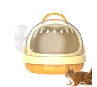Petit Sac de Transport pour Animal de Compagnie - Pochette de Voyage pour Cochon d'Inde, Panneaux en ventilée | Sac de Transport Respirant avec Bouteille d'eau Amovible, Cage Portable à côtés