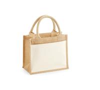 Westford Mill Sac cadeau W425 en jute avec poche en coton