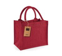 Petit sac en toile de jute femme Westford Mill Rouge TU