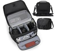 Petit Sac Photo en Toile pour Photographes - Sac Bandoulière DSLR, Compact et Léger