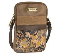 Petit Sac Pour Téléphone Portable Avec Longue Sangle Réglable Et Poignée 312721 Marron