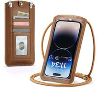 Petit Sac Sacs À Bandoulière Sac Téléphone Portable Femmes Mini Pochette Portefeuille Universelle Pour Iphone 14 13 12 11 Pro Max Samsung Z Flip 4 5g S23 Ultra A54 Xiaomi Jusqu'à 7[Mag5295151]