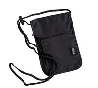 Petit sac tour de cou antivol avec protection RFID, sac de poitrine antivol pour passeport, unisexe, pour homme et femme, Noir , Loisirs et sport
