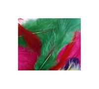 Petit sachet 20 plumes de 7cm colorees