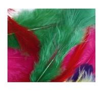 Petit sachet 20 plumes de 7cm colorees Multicolore G