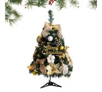 Petit Sapin De Noël 43 Centimètres Artificiel avec Lumières | Sapin De Noël De Bureau Décoration De Fêtes Pour Décorations De Fête Intérieur Extérieur Chambre Cheminée Bureau Ferme