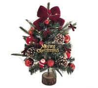 Petit sapin de Noël de bureau avec matériaux d'emballage à faire soi-même, construction en polyéthylène pour décoration de vacances et de fête personnalisable (C)