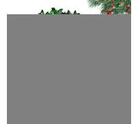 Petit sapin de Noël - Décoration de jardin 1,5 m - Arbre pliable pour Noël Décoration d'hiver Intérieur Extérieur Maison Célébration