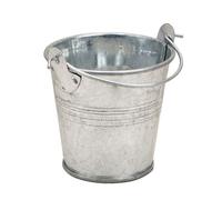 Petit Seau Métal avec Anse 4cm Hauteur, 5cm, pour Cendres, Granulés, Compost