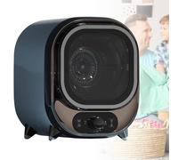 Petit Sèche-Linge Portable À Évacuation, Sèche-Linge À Condensation Compact, Capacité De Charge De 0,8 Kg, Solution Idéale Sur Plan De Travail Pour La Maison(Electroplated blue)