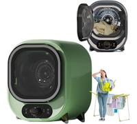 Petit sèche-linge ventilé 450 W 18 L, séchage tridimensionnel à air chaud et froid, 35 dB, température réglable, cuve et dispositif de filtrage en acier inoxydable, bouton de commande à une