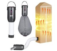 Petit séchoir multifonction pour voyage à la maison, séchoir à linge portable, 200-400 W avec tube d'extension chaud pour chaussures et grands sacs à vêtements
