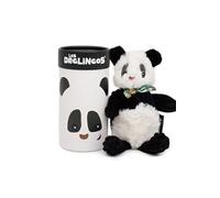 LES DEGLINGOS - Peluche petit Simply + boîte cadeau - Rototos le panda - Dès la naissance - 22cm - noir&blanc
